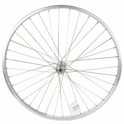 Schürmann 26″ Forhjul – Aluminiumsfælg – 21-559 – Quick Release – Sølv