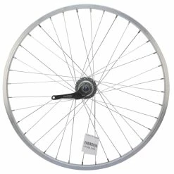 Contec 24″ Baghjul – Aluminiumsfælg – 19-507 – Shimano Nexus 3 Gear – Sølv