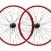 Diverse Hjulsæt 700c Single Speed Rød/Sort